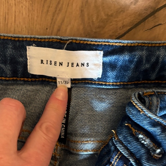 Risen Blue Flare Women's Jeans - Picture 2 of 5